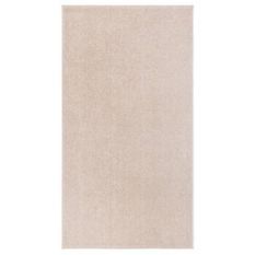 Tapis à poils courts 80x150 cm Beige foncé