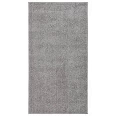 Tapis à poils courts 80x150 cm Gris