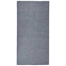 Tapis à tissage plat d'extérieur 100x200 cm Bleu