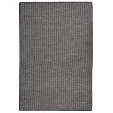 Tapis à tissage plat d'extérieur 120x170 cm Gris