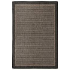 Tapis à tissage plat d'extérieur 160x230 cm Marron foncé