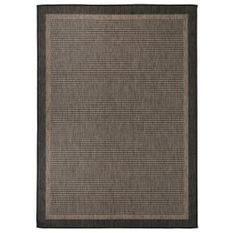 Tapis à tissage plat d'extérieur 200x280 cm Marron foncé