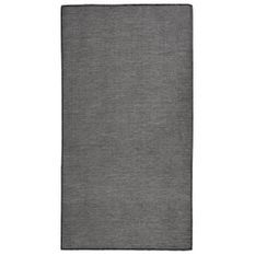 Tapis à tissage plat d'extérieur 80x150 cm Gris