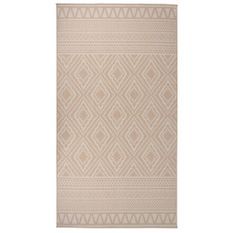 Tapis à tissage plat d'extérieur 80x150 cm Rayures brunes