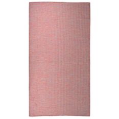 Tapis à tissage plat d'extérieur 80x150 cm Rouge