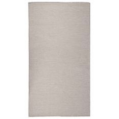 Tapis à tissage plat d'extérieur 80x150 cm Taupe