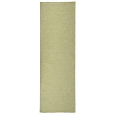 Tapis à tissage plat d'extérieur 80x250 cm Vert