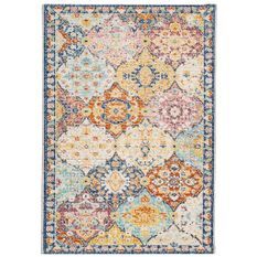 Tapis ARBIZU intérieur extérieur design vintage 160x230 cm