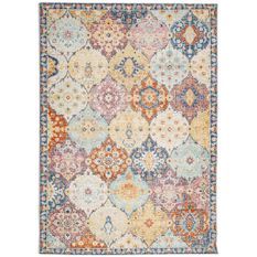 Tapis ARBIZU intérieur extérieur design vintage 200x280 cm