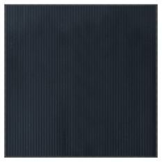 Tapis carré gris 100x100 cm bambou