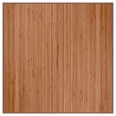 Tapis carré naturel 100x100 cm bambou