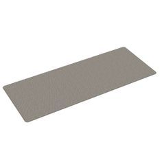 Tapis de couloir aspect sisal argenté 80x200 cm