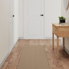 Tapis de couloir aspect sisal sable 50x300 cm