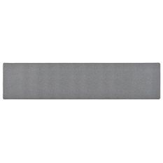 Tapis de couloir Gris foncé 80x400 cm