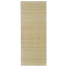 Tapis en bambou naturel à latte Rectangulaire 80 x 300 cm