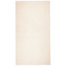 Tapis HUARTE à poils courts doux et lavable beige 60x110 cm