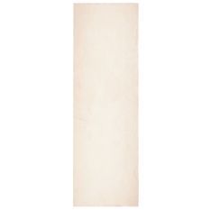 Tapis HUARTE à poils courts doux et lavable beige 80x250 cm