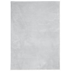 Tapis HUARTE à poils courts doux et lavable gris 120x170 cm