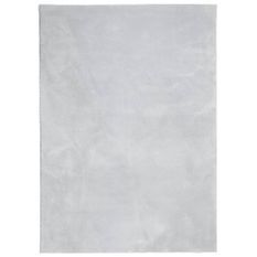 Tapis HUARTE à poils courts doux et lavable gris 140x200 cm