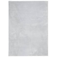 Tapis HUARTE à poils courts doux et lavable gris 160x230 cm