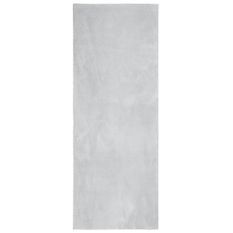 Tapis HUARTE à poils courts doux et lavable gris 80x200 cm