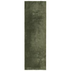 Tapis HUARTE à poils courts doux et lavable vert forêt 80x250cm