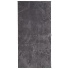 Tapis HUARTE à poils courts doux lavable anthracite 100x200 cm