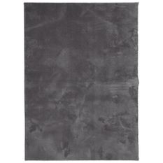 Tapis HUARTE à poils courts doux lavable anthracite 120x170 cm