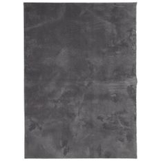 Tapis HUARTE à poils courts doux lavable anthracite 140x200 cm