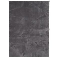 Tapis HUARTE à poils courts doux lavable anthracite 200x280 cm