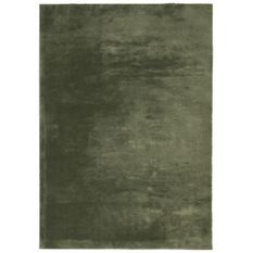 Tapis HUARTE à poils courts doux lavable vert forêt 120x170 cm