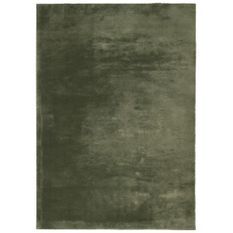 Tapis HUARTE à poils courts doux lavable vert forêt 160x230 cm