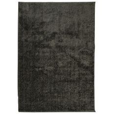 Tapis ISTAN à poils longs aspect brillant anthracite 160x230 cm