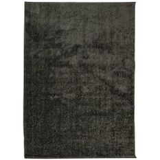 Tapis ISTAN à poils longs aspect brillant anthracite 240x340 cm