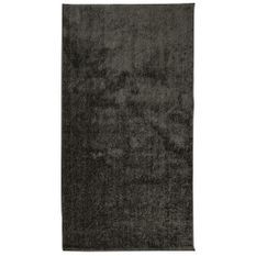 Tapis ISTAN à poils longs aspect brillant anthracite 80x150 cm