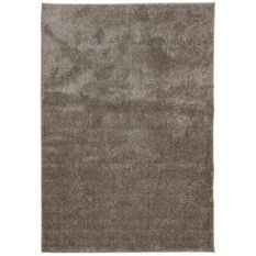 Tapis ISTAN à poils longs aspect brillant gris 160x230 cm