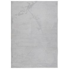 Tapis IZA poils courts style scandinave gris 160x230 cm