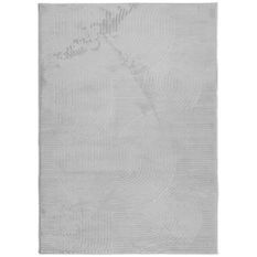 Tapis IZA poils courts style scandinave gris 240x340 cm