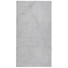 Tapis IZA poils courts style scandinave gris 80x150 cm