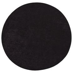 Tapis lavable anthracite Ø 200 cm antidérapant