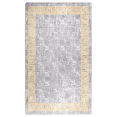 Tapis lavable antidérapant 120x180 cm Gris