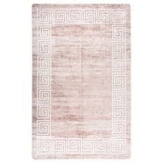 Tapis lavable antidérapant 160x230 cm Beige