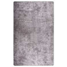 Tapis lavable antidérapant 160x230 cm Gris 2