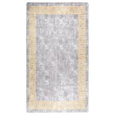 Tapis lavable antidérapant 190x300 cm Gris 2