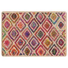 Tapis lavable multicolore 160x230 cm antidérapant