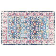 Tapis lavable multicolore 190x300 cm antidérapant