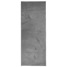 Tapis OVIEDO à poils courts anthracite 80x200 cm