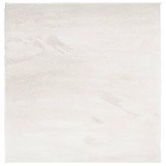 Tapis OVIEDO à poils courts beige 160x160 cm