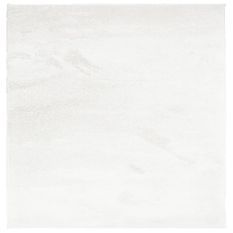 Tapis OVIEDO à poils courts crème 200x200 cm