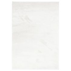 Tapis OVIEDO à poils courts crème 200x280 cm